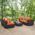 Modway Convene 5 Piece Outdoor Patio Sectional Set - EEI-2356 | Outdoor Sofas, Loveseats & Sectionals | Modishstore-21