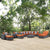 Modway Summon 12 Piece Outdoor Patio Sunbrella Sectional Set | Outdoor Sofas, Loveseats & Sectionals | Modishstore-18