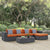 Modway Summon 5 Piece Outdoor Patio Sunbrella Sectional Set - EEI-2395 | Outdoor Sofas, Loveseats & Sectionals | Modishstore-14