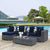 Modway Summon 5 Piece Outdoor Patio Sunbrella Sectional Set - EEI-2398 | Outdoor Sofas, Loveseats & Sectionals | Modishstore-12