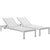 Modway Shore Set of 2 Outdoor Patio Aluminum Chaise - EEI-2472 | Outdoor Recliners & Lounge Chairs | Modishstore-16