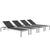 Modway Shore Set of 4 Outdoor Patio Aluminum Chaise - EEI-2473 | Outdoor Recliners & Lounge Chairs | Modishstore-17