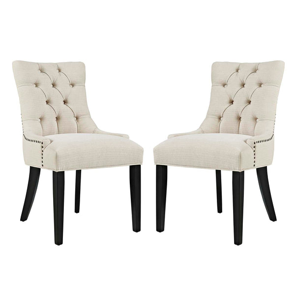 Modway Regent Set of 2 Fabric Dining Side Chair