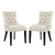 Modway Regent Set of 2 Fabric Dining Side Chair