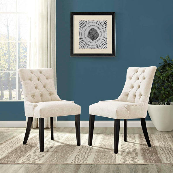 Modway Regent Set of 2 Fabric Dining Side Chair