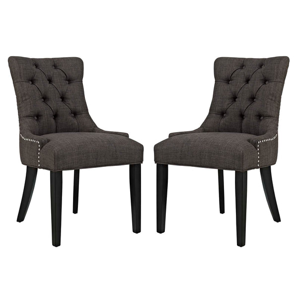 Modway Regent Set of 2 Fabric Dining Side Chair