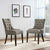 Modway Regent Set of 2 Fabric Dining Side Chair