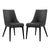 Modway Viscount Set of 2 Vinyl Dining Side Chair