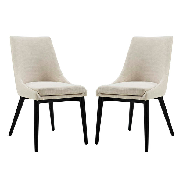 Modway Viscount Set of 2 Fabric Dining Side Chair