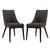 Modway Viscount Set of 2 Fabric Dining Side Chair