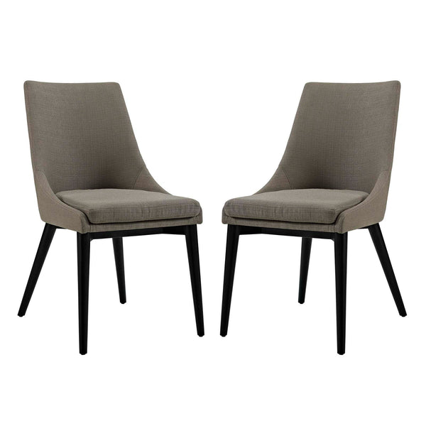 Modway Viscount Set of 2 Fabric Dining Side Chair