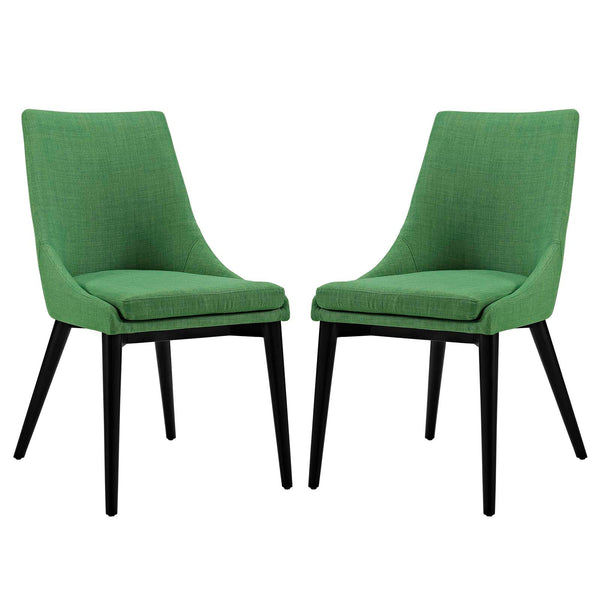 Modway Viscount Set of 2 Fabric Dining Side Chair