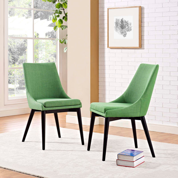 Modway Viscount Set of 2 Fabric Dining Side Chair