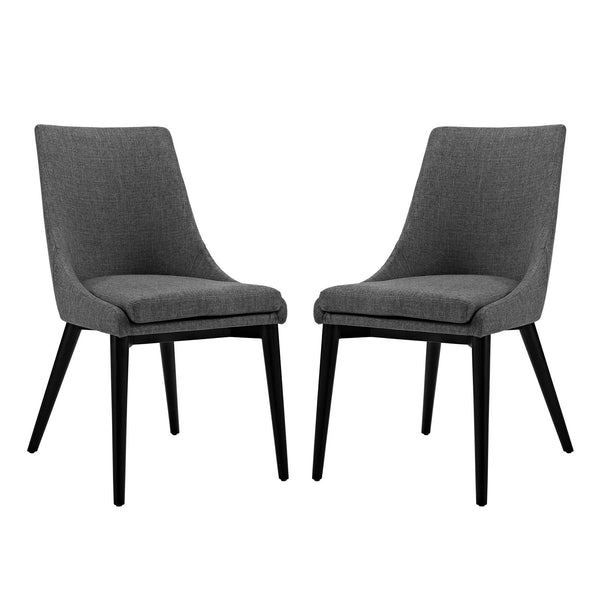 Modway Viscount Set of 2 Fabric Dining Side Chair