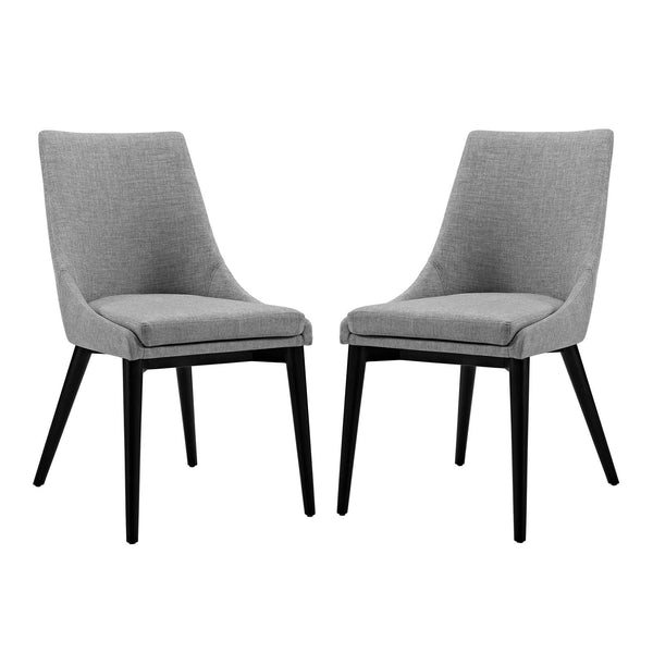 Modway Viscount Set of 2 Fabric Dining Side Chair