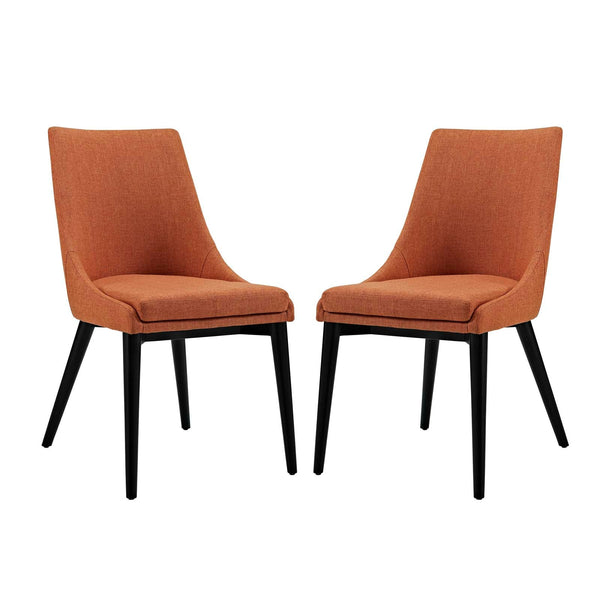 Modway Viscount Set of 2 Fabric Dining Side Chair