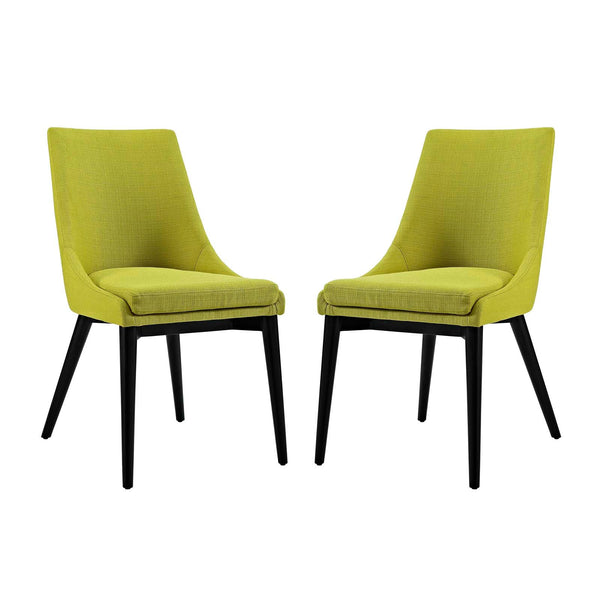 Modway Viscount Set of 2 Fabric Dining Side Chair