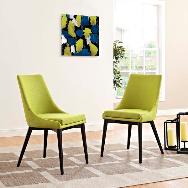 Modway Viscount Set of 2 Fabric Dining Side Chair