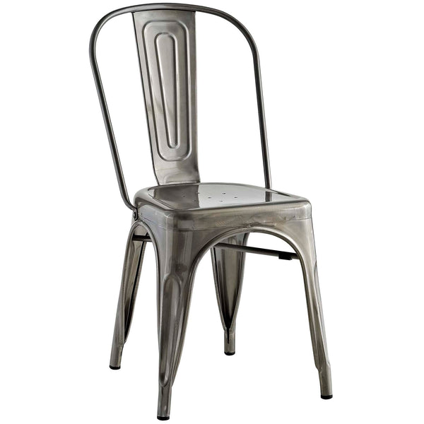 Modway Promenade Set of 2 Dining Side Chair - Gunmetal