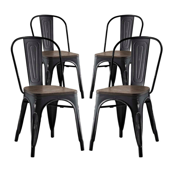 Modway Promenade Set of 4 Dining Side Chair - EEI-2752