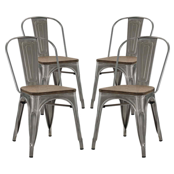 Modway Promenade Set of 4 Dining Side Chair - EEI-2752