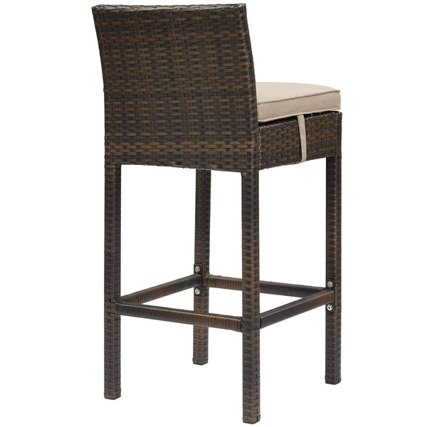 Modway Conduit Outdoor Patio Wicker Rattan Bar Stool | Bar Stools | Modishstore-2