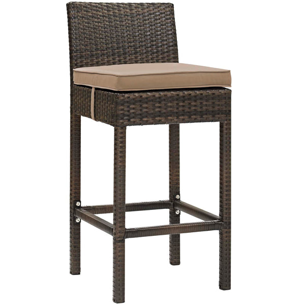 Modway Conduit Outdoor Patio Wicker Rattan Bar Stool | Bar Stools | Modishstore-17