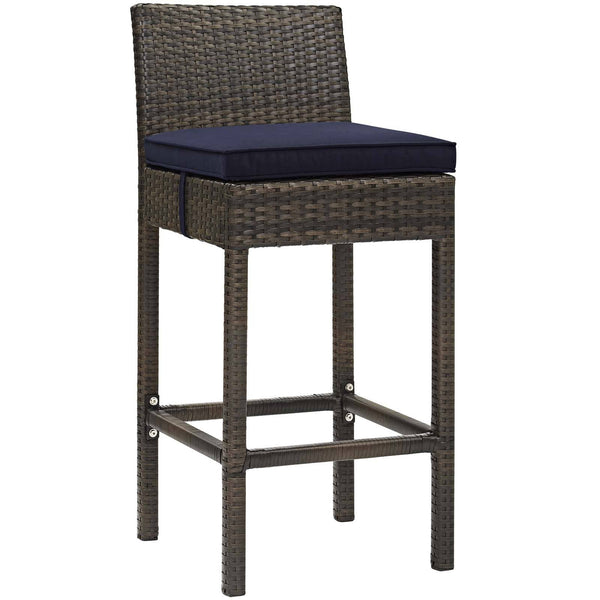 Modway Conduit Outdoor Patio Wicker Rattan Bar Stool | Bar Stools | Modishstore-21