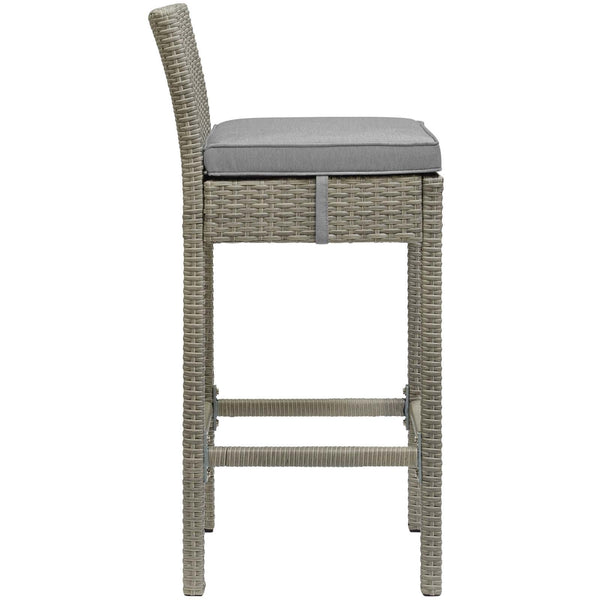 Modway Conduit Outdoor Patio Wicker Rattan Bar Stool Light | Bar Stools | Modishstore-10