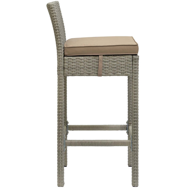 Modway Conduit Outdoor Patio Wicker Rattan Bar Stool Light | Bar Stools | Modishstore-12