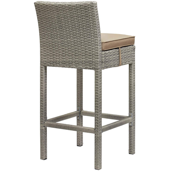 Modway Conduit Outdoor Patio Wicker Rattan Bar Stool Light | Bar Stools | Modishstore-14