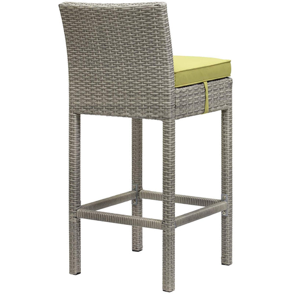 Modway Conduit Outdoor Patio Wicker Rattan Bar Stool Light | Bar Stools | Modishstore-20