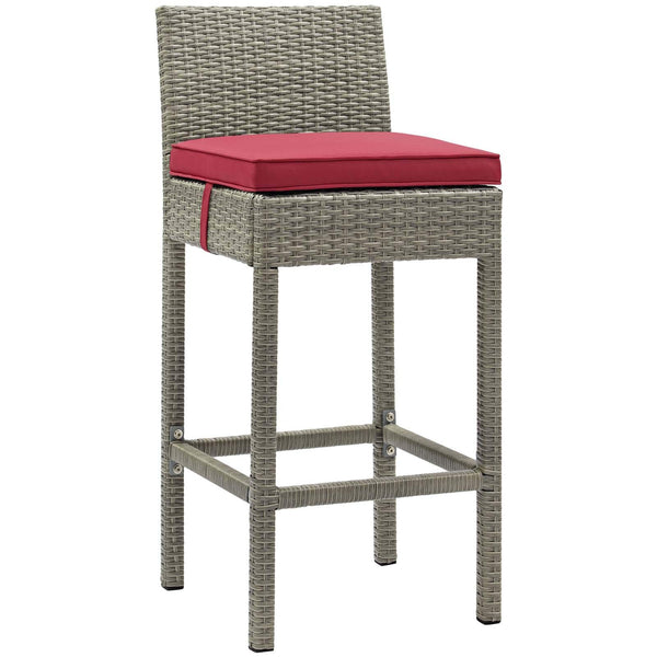 Modway Conduit Outdoor Patio Wicker Rattan Bar Stool Light | Bar Stools | Modishstore-26