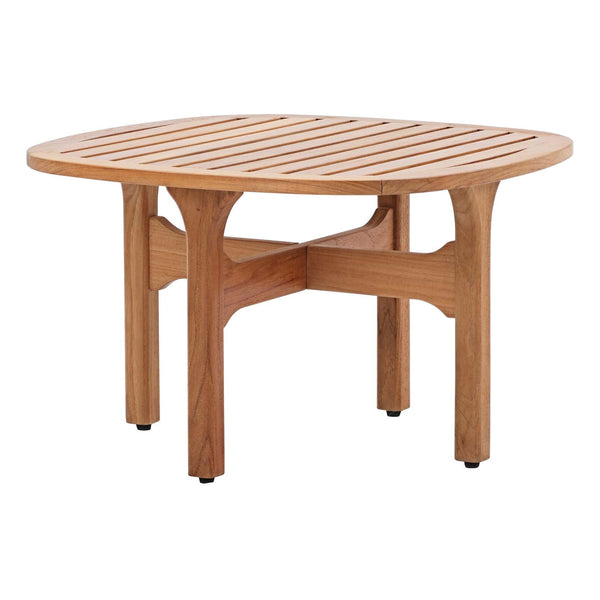 Modway Saratoga Outdoor Patio Teak Coffee Table Natural | Coffee Tables | Modishstore-2