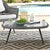 Modway Endeavor Outdoor Patio Wicker Rattan Coffee Table Gray | Coffee Tables | Modishstore