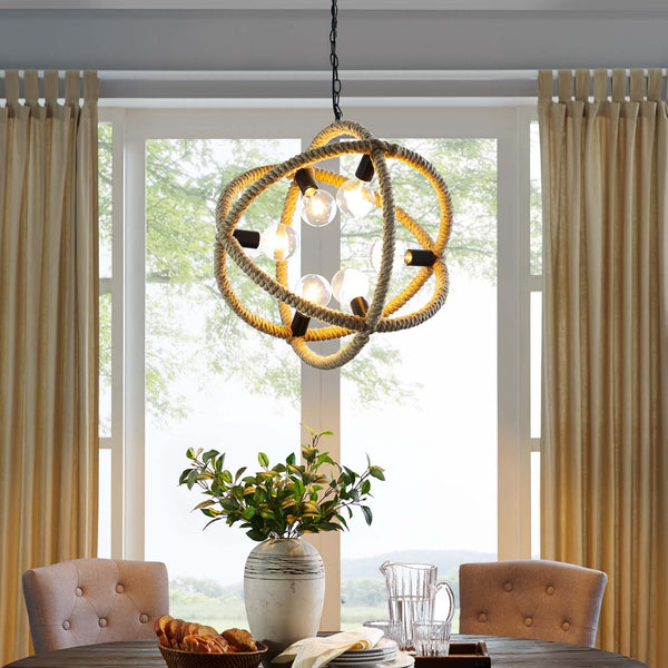 Modway Transpose Rope Pendant Chandelier | Chandeliers | Modishstore