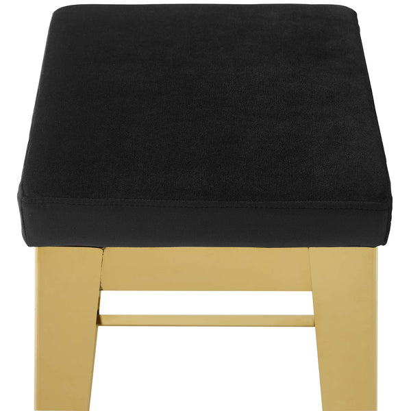 Modway Arrive Gold Stainless Steel Upholstered Velvet Bar Stool | Bar Stools | Modishstore-4