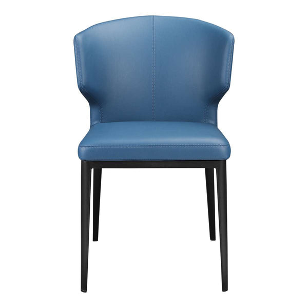 Moe's Home Collection Delaney Side Chair Steel Blue - Set Of 2