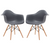 EdgeMod Vortex Arm Chair - Set Of 2