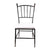 A&B Home Wrought-Iron Lawn Chair