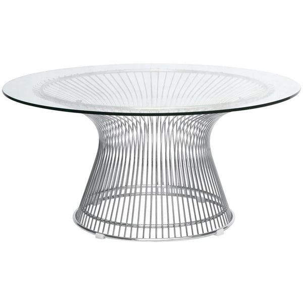 Fine Mod Imports Wire Side Table - Silver | Side Tables | Modishstore-2