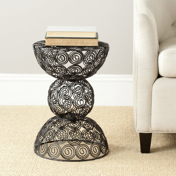 Safavieh Leila Iron Wire Stool | Stools & Benches |  Modishstore 