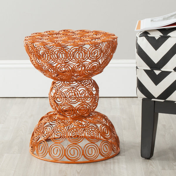 Safavieh Leila Iron Wire Stool | Stools & Benches |  Modishstore  - 3