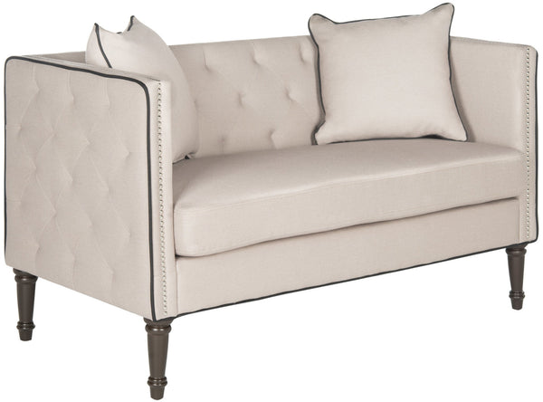 Safavieh Sarah Tufted Settee With Pillows | Sofas |  Modishstore  - 26