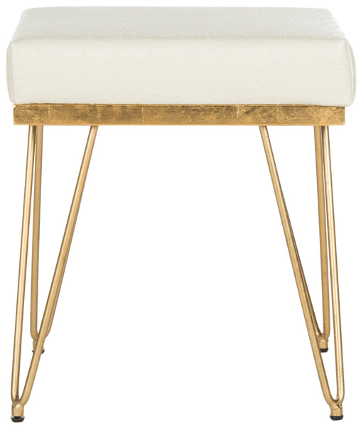 Safavieh Jenine Faux Ostrich Square Bench | Stools & Benches |  Modishstore  - 2