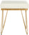 Safavieh Jenine Faux Ostrich Square Bench | Stools & Benches |  Modishstore  - 2