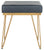 Safavieh Jenine Faux Ostrich Square Bench | Stools & Benches |  Modishstore  - 6