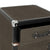 Safavieh Joel Rolling Chest/Black-Brown-Silver | Side Tables |  Modishstore  - 3