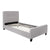 Flash Furniture Tribeca Twin Size Tufted Upholstered Platform Bed | Beds | Modishstore-5