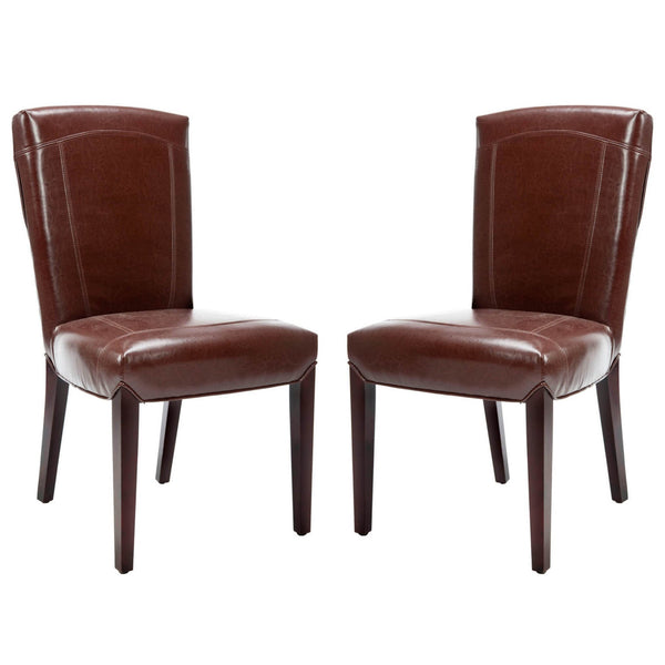 Safavieh Ken Leather Side Chair - Set Of 2 | Dining Chairs | Modishstore